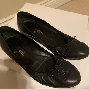 Chanel Black Ballet Flats